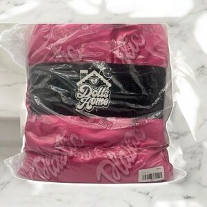 NIP NWT DOLLS KILL DOLLS HOME LIFE IS PLASTIC FULL/QUEEN SHEET SET – PINK